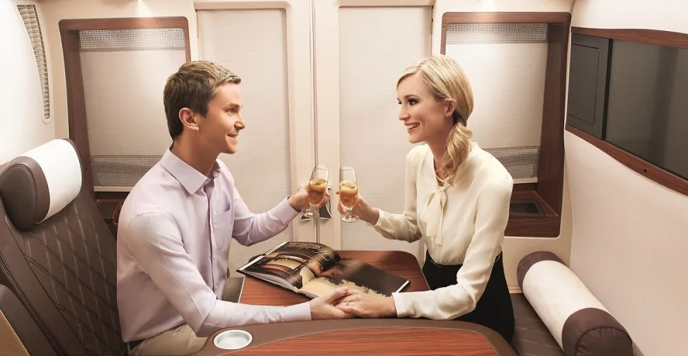 Singapore Airlines flying high