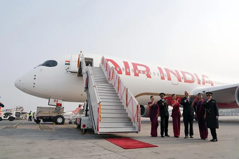Air India Shows Off First A350-900